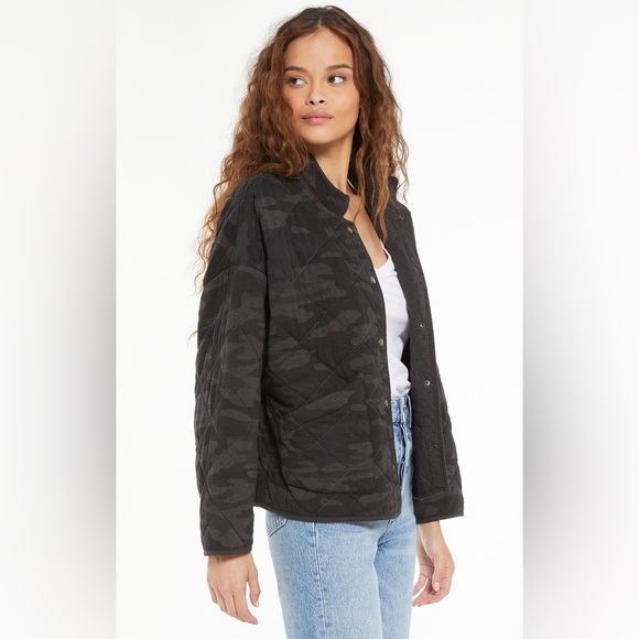 Z Supply Jackets & Blazers - Z Supply Quilted Camo Jacket